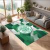 Tappeto Morbido Antiscivolo per Interni con Motivo Calcio Celtic FC, Tappetino Decorativo Sportivo per Camera da Letto