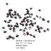 100Pcs Fake Flies Realistic Tricky Props Plastic Halloween Party Simulated Insect Fly Prank Toys