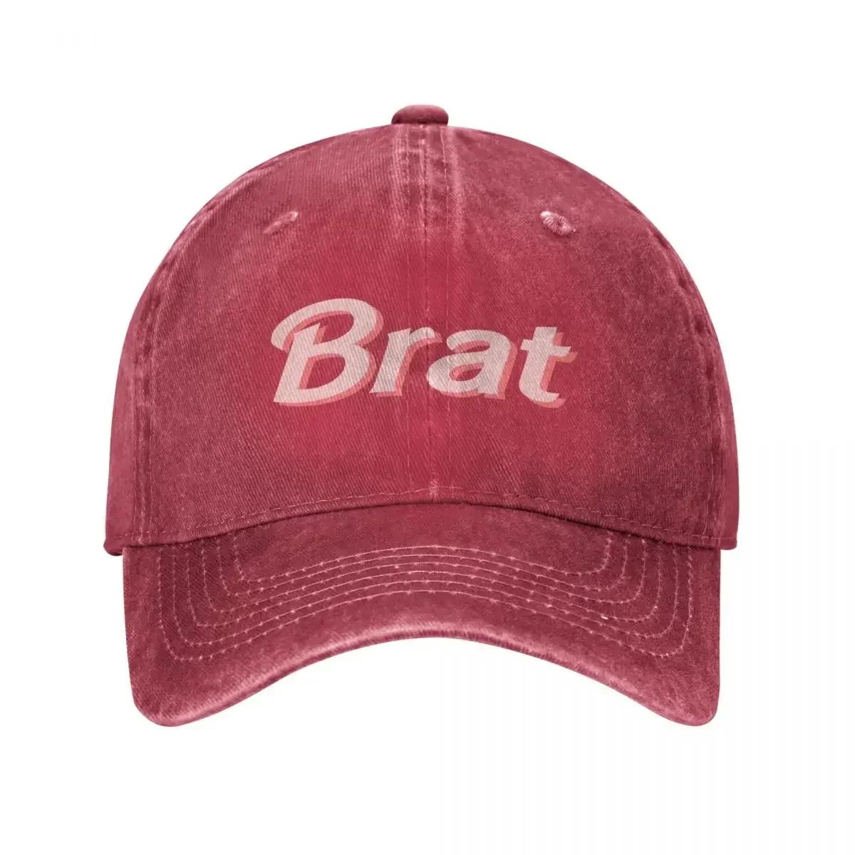 

Brat Denim Baseball Cap Charli XCX Album Pink Outdoor Trucker Dad Hat Summer Unisex Women Streetwear Sun protection Baseball Caps One Size