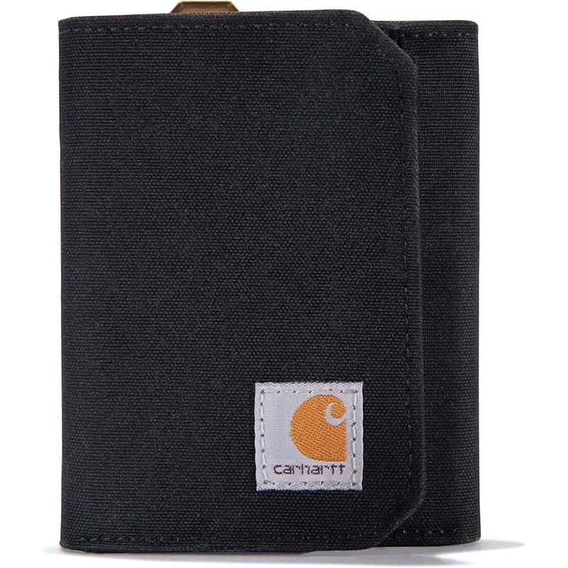 

[Carhartt] wallet wallet tri-fold men s ladies unisex black [product]