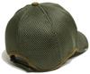 Plain Round Mesh Cap Khaki Large Size [Big Watch] CPMG-06R Men's