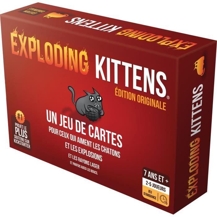 Board Game - ASMODEE - Exploding Kittens : The Base Game (2022 Edition) - 2 To 5 Players - 15 Min