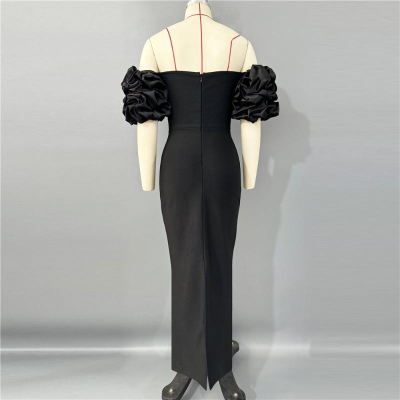 New temperament women's clothing sexy heavy industry drill hip bandage dress dress fashion high waist evening dress Africa