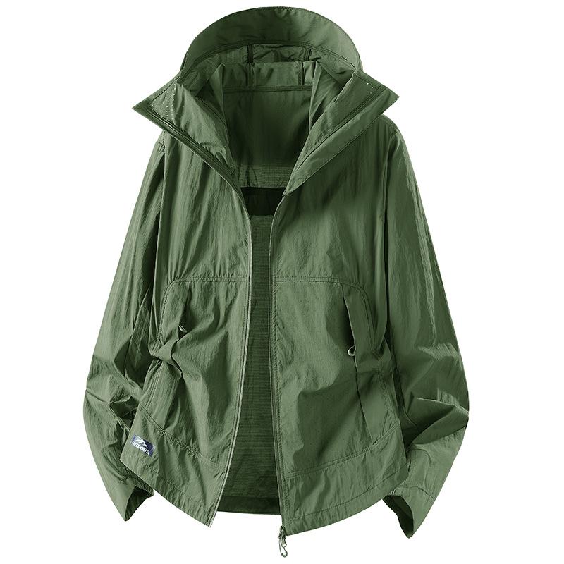 Men's Ice Silk UPF50+ Anti-UV Summer Sun Protection Jacket - Custom Logo Available.