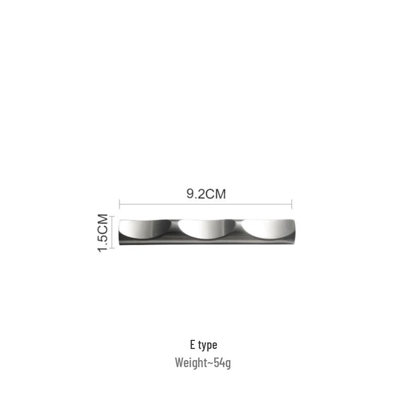 ZISIZ Silver Half-Round Utensil Rest