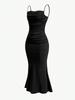 Summer Women's Dresses Elegant Fitting Slim Strap Dress Female Fashion Party Dresses