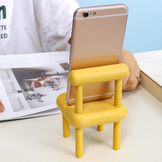 Telefonhalter Drei Rillen Morandi Verarbeitung Glatte, einfache Kanten Nicht zum Verblassen der Farben Design Desktop-Dekor