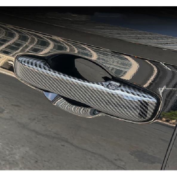 Carbon Fiber Car Door Handles Cover Trim For Honda Accord