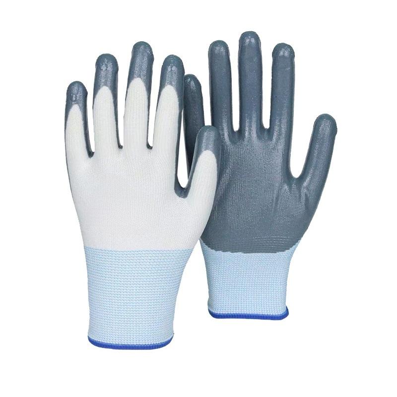 

Износостойкие и противоскользящие нитриловые перчатки Заводское обслуживание Обработка Защитные перчатки Перчатки для защиты Строительная площадка