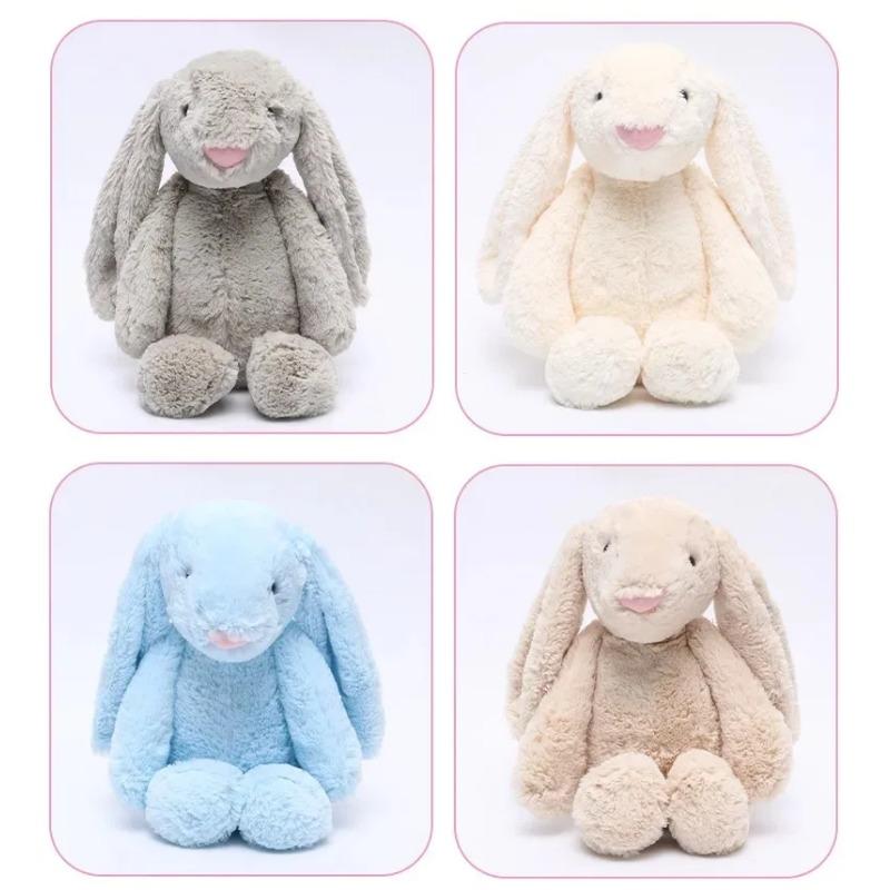 30/40cm Cute Plush Toy Stuffed Toy Rabbit Doll Babies Sleeping Companion Cute Plush Long Ear Rabbit Doll Children's Gift