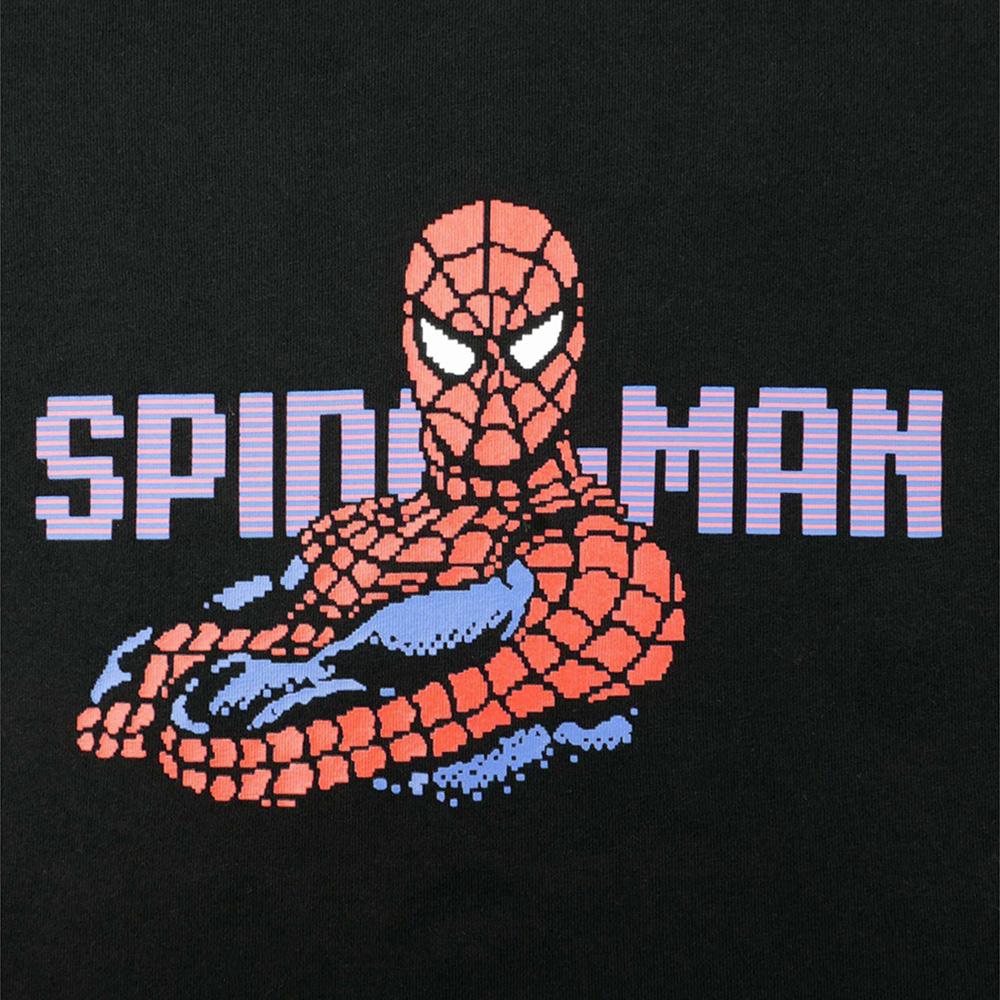 Uniqlo × Marvel Collaboration Solid Color Printed Crew Neck Short Sleeve T-Shirt Men Tops 422557-09