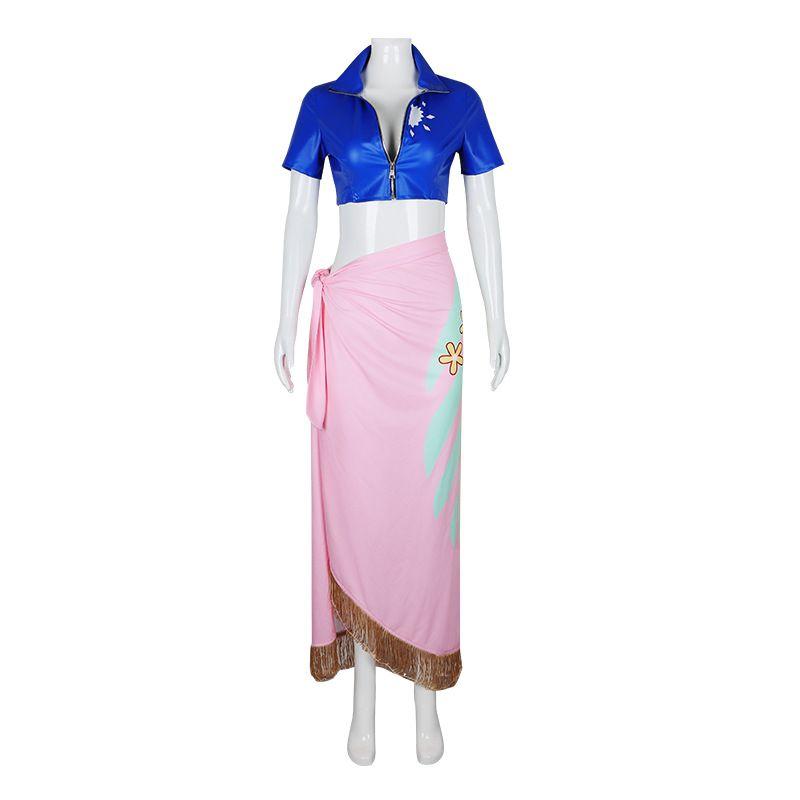 One Piece Cosplay Costume Straw Hat Pirates Nico Robin Role-Playing Cosplay Anime Costume Halloween Robin Suit S