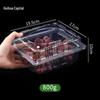 HUIHUADU Transparent Disposable Fruit Boxes