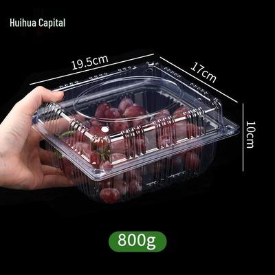 HUIHUADU Transparent Disposable Fruit Boxes