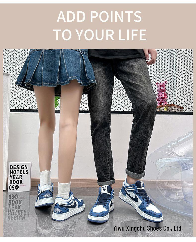 AJ Damen Air Force 1 High-Top Schwarz Weiß Panda Shadow Grey Sneaker