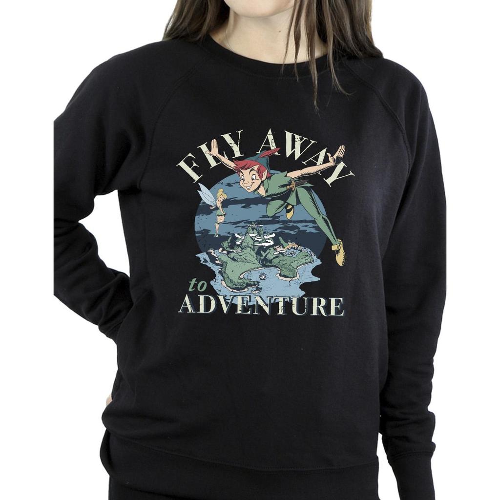 Disney Womens/Ladies Peter Pan Fly Away To Adventure Sweatshirt