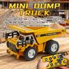 1:64 Scale Mini RC Dump Truck App Remote Control Rechargeable Micro Engineering Vehicle Hobby Collection Gift