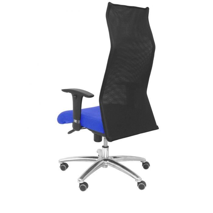 Fauteuil de direction ergonomique Sahúco XL - PIQUERAS Y CRESPO - jusqu'à 160kg - tissu BALI bleu