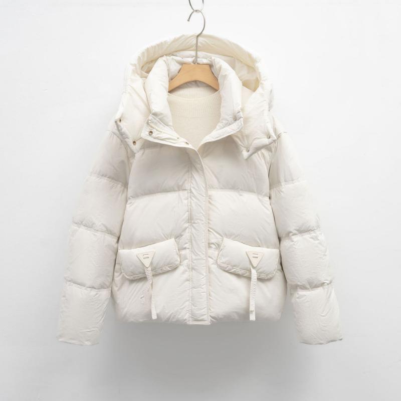Warm Bread Clothing Thickened Hooded Top Casual Versatile Winter Jacket Down Jacket Women