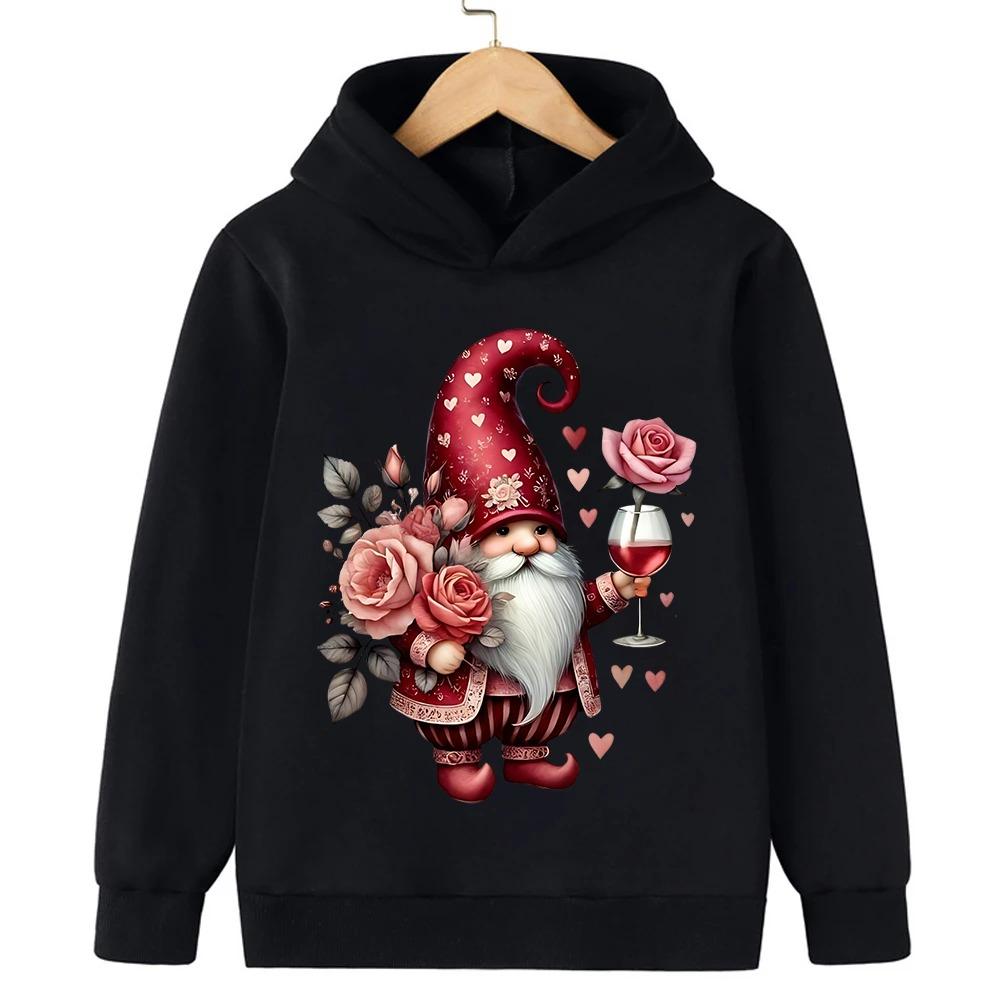 Sweatshirts, Christmas Hoodies, Cartoon Fashion, Santa Claus Printed Clothes, Children's Clothing for Boys and Girls