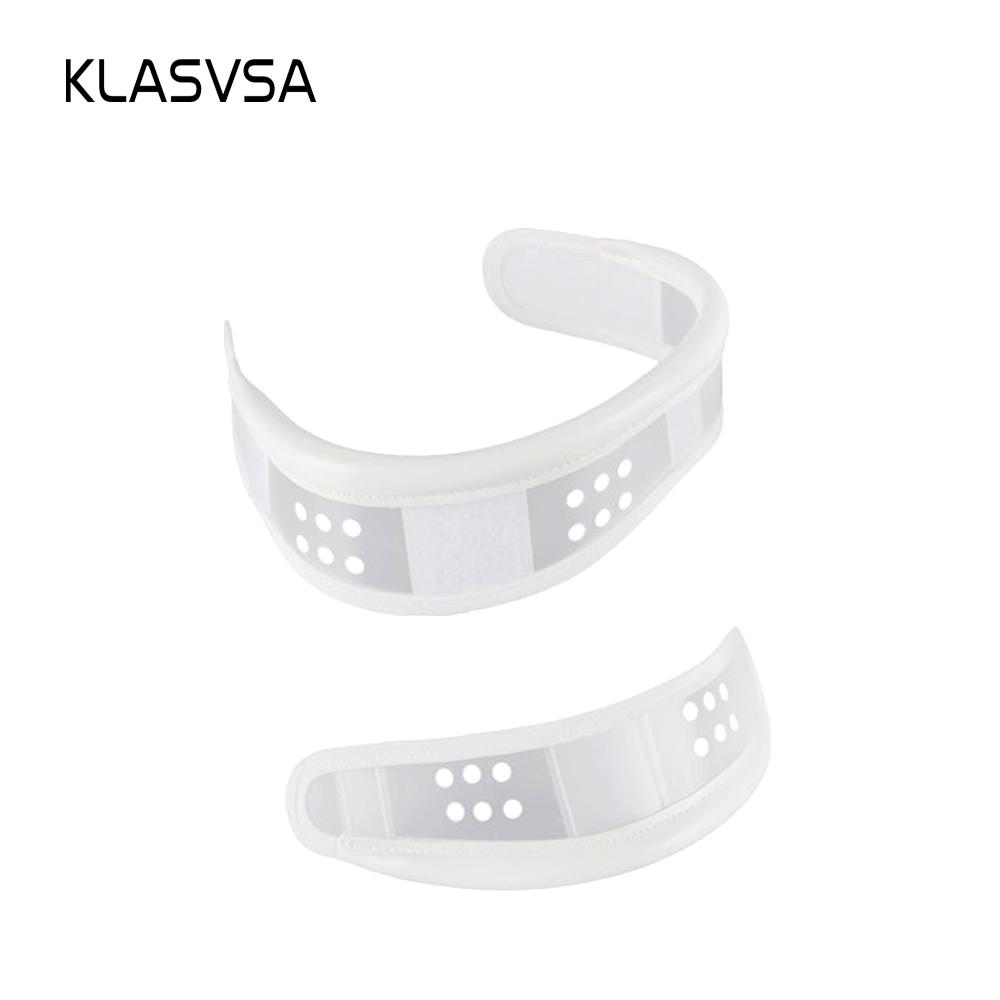 Justerbar Andningsbar nackstöd i plast Brace Rem Massager Cervical Traction Smärtlindring Nacke Avslappning Hälsovård