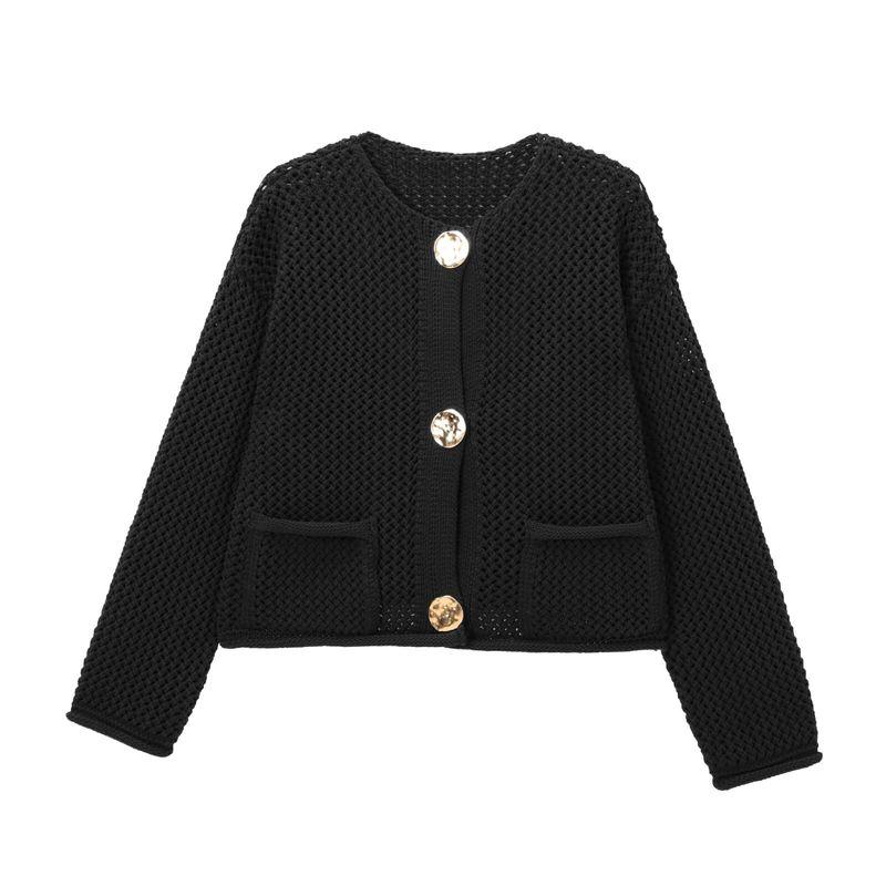 Kaslead New Arrival Women's Clothing Fashion Style Stylish Simple and Versatile Long Sleeve Knitted Coat 5802111