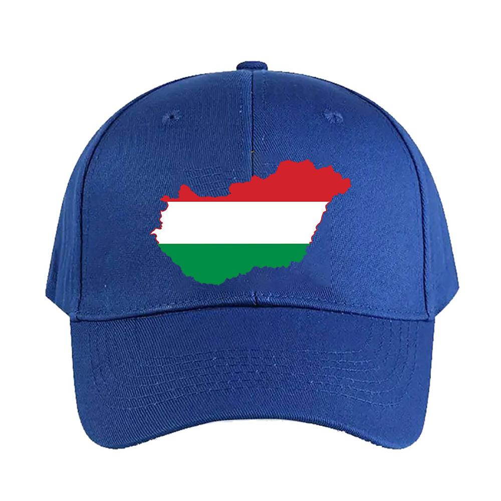 Flag Map of Hungary Baseball cap woman men summer Casual sun hat Adult adjustable with Curved Brim hiking fishing hat Adjustable