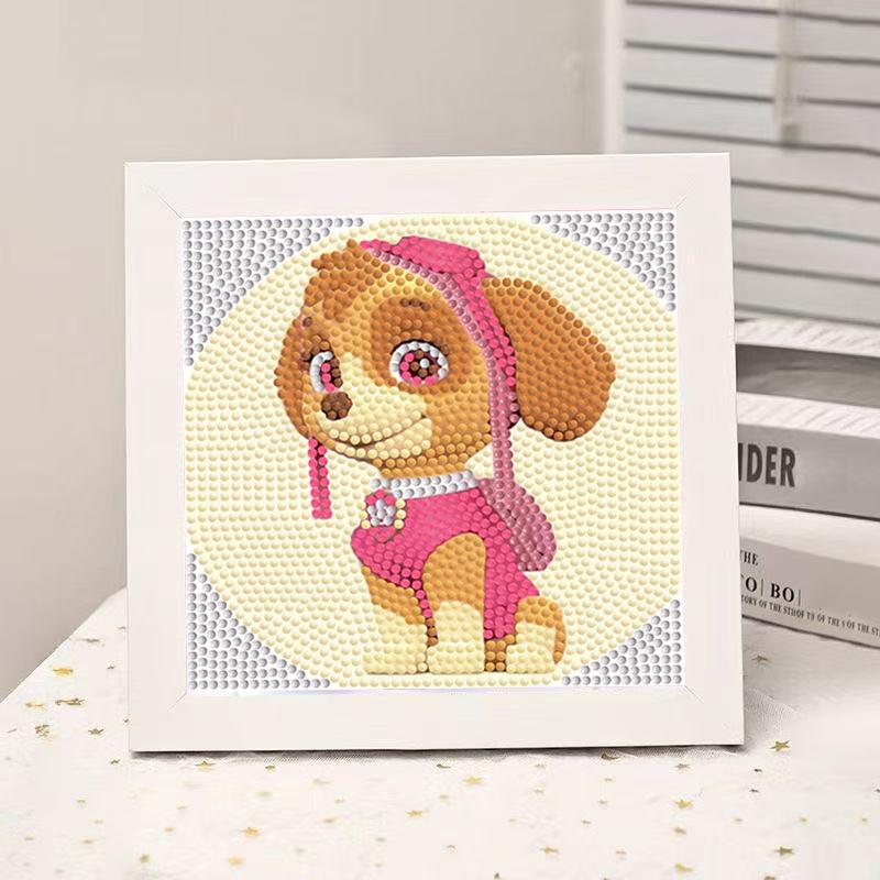 High-End Diamond Painting Diy Van Gogh Starry Sky Cat Creative Handmade Toy Table Decoration Diamond Painting With Frame