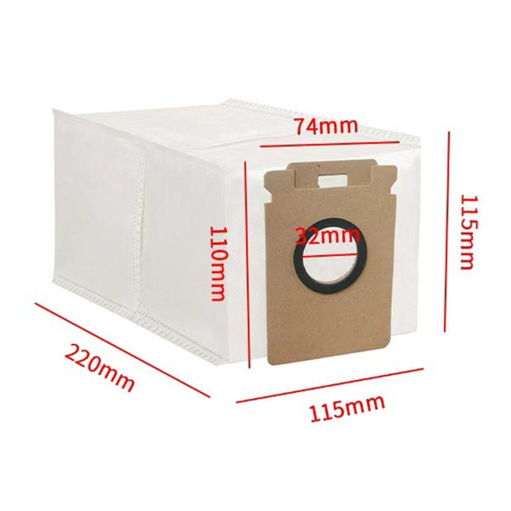 For Roborock H50 Ultra H60 Hub Pro Sweeper Dust Bags with Tear Resistant Design