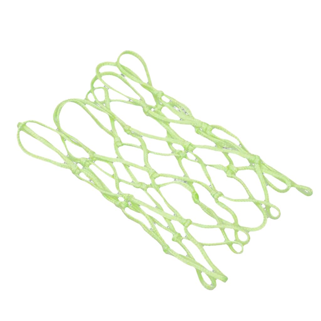 Nightlight Basketball Net Replacement Nylon Glowing Basketball Hoop Rim Net Standard Size Glowing Basketball Net