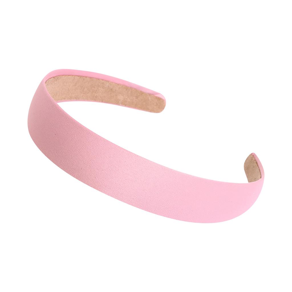 Satin Covered Headband Plain Hair Band Non-slip Ribbon Hairband for Women Girls DIY Hair Accessories Band Tiara