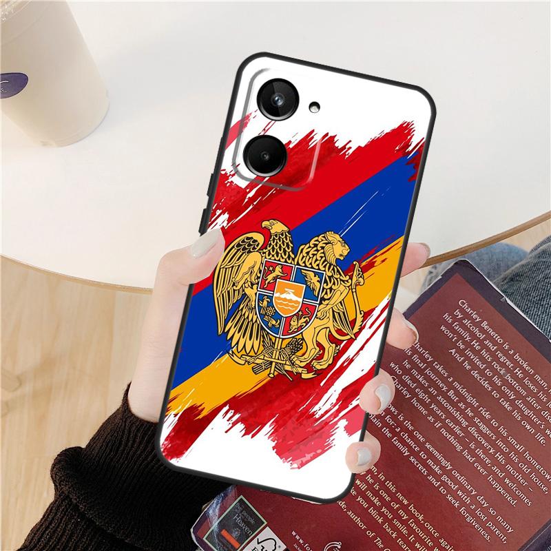 Armenia Armenian Flag Case For Realme GT 7 Pro GT 6T 6 5 C55 C53 C51 C21Y C25S C61 C67 C75 10 11 12 13 14 Pro Plus