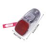 Bicycle Taillight Solar Energy Cycling Rear Light Road Mountain Bike Solar Energy Tail Light Night Cycling Safety Red Lamp