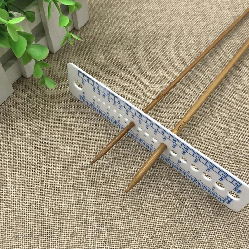 DIY Knitting Ruler Hand-Knit Household Sweater Crochet Accessories Stick Needle Measuring Ruler Sewing Tool Accessories