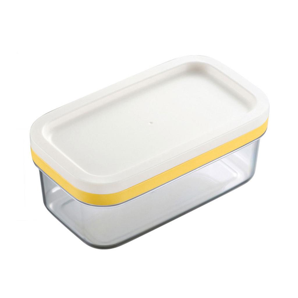 Butter Cheese Cutting Storage Box Airtight Rectangular Food Container for Kitchen Refrigerator Organization