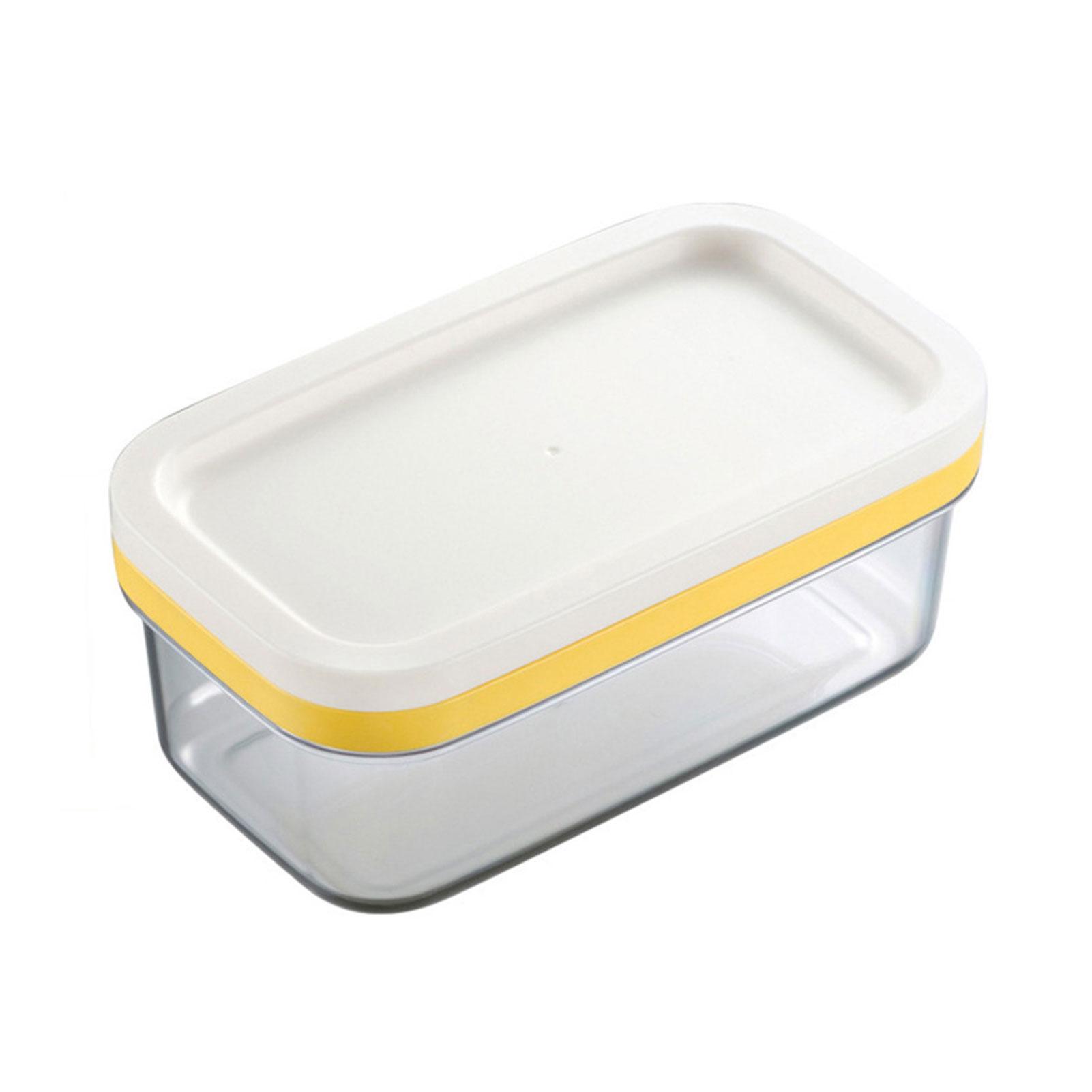 

Butter Cheese Storage Box Airtight Food Container Rectangular Fresh Keeping Kitchen Organizer for Home Office Picnic