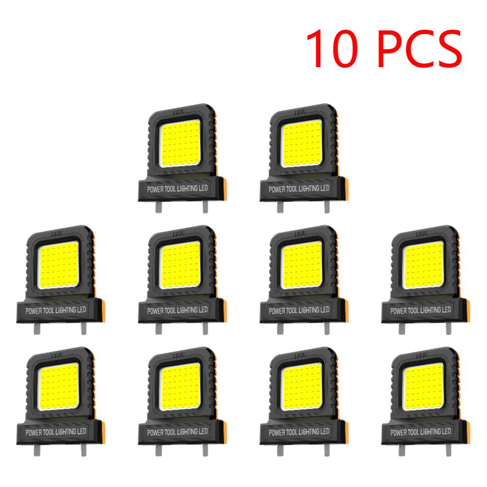1-10PCS Power Tool Accessories LED Work Light for Makita for Milwaukee for Dewalt for Dayi Lomvum Zhipu 20V-21V Lithium Battery