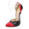 16cm Metal Heels Women Buckle Strap High Thin Heel Sandals for Nightclub Banquet Party Host Model Catwalk Show Cross Dressing