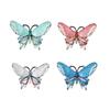 Crystals Butterfly Jewelry Brooch Multipurpose Scarf Clasp for Dresses Parties Weddings and Special Occasions Outfits