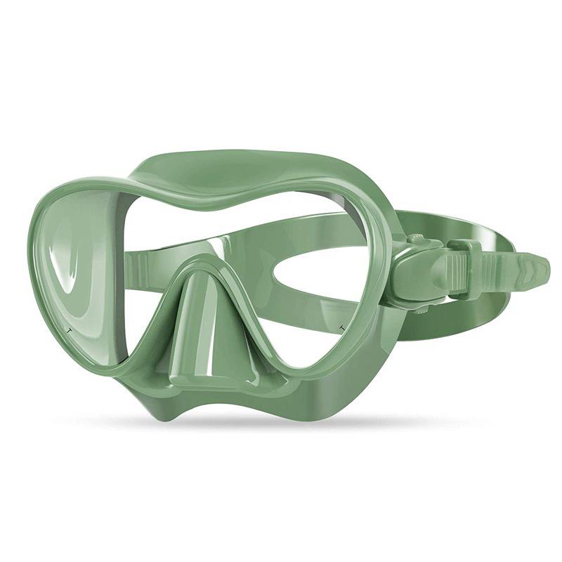 180° Ultra-Wide Angle Diving Mask for All Ages, Silicone Waterproof Goggles for Deep Diving and Snorkeling