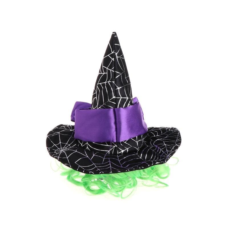 Halloween Witch Hat for Pet Dog Cats Funny Caps Party Cosplay Decoration Dress Up Accessories for Holiday Parties