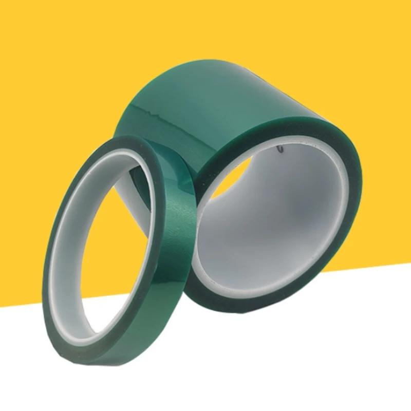 Top Quality Green Polyester High Temperature Heat Masking PET Silicone Tape For Painting Powder Coating Anodizing Circuit Boards