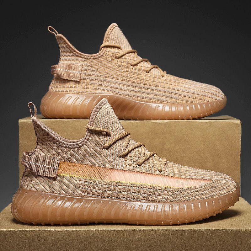 Summer breathable one-pedal men's shoes coconut shoes men's and women's couples running shoes casual sports shoes large size versatile mesh shoes