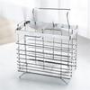 Rectangular Stainless Steel Chopsticks Cage Metal Cutlery Holder Tableware Tube  Spoon