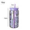 Simple Plastic Water bottle 500ml Bowknot Pattern Aesthetic Tumbler Cup Heat-resistant Large Capacity Milk Tea Cup for Students