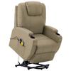 Day and Night - Day and Night Liftable Massage Chair In Cappuccino-Colored Synthetic Leather