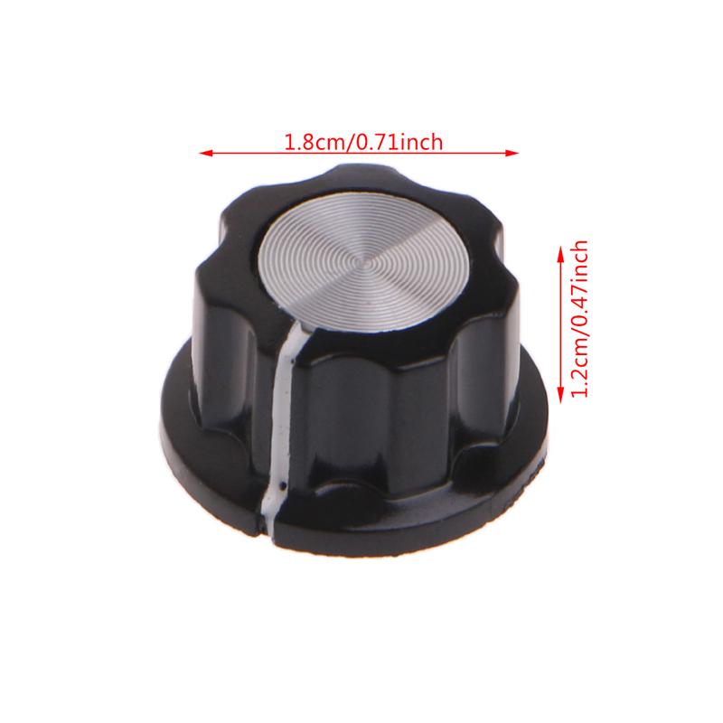 5 Pcs MF-A01 Potentiometer Knob Cap Inner 6mm Rotary Switch Bakelite WH118 WX050