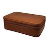 [Eight Tokyo] Glasses Sunglasses Case Holds 2 Pieces Hard Leather Large For Travel