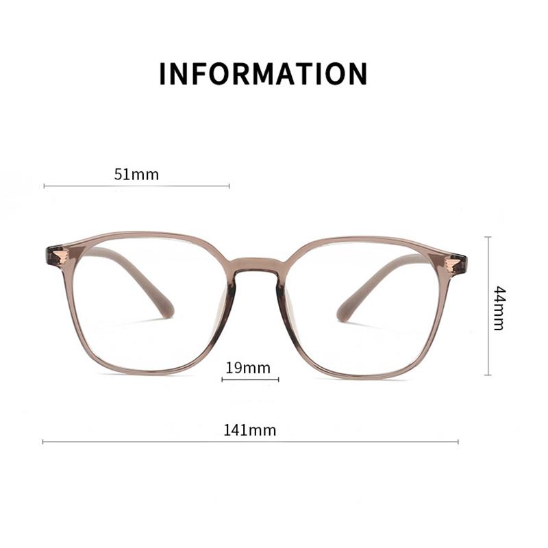 0 -0.5 -0.75 To -6.0 Polygon Nearsighted Glasses For Women  Blue Light Blocking Student Shortsighted Prescription Eyeglasses