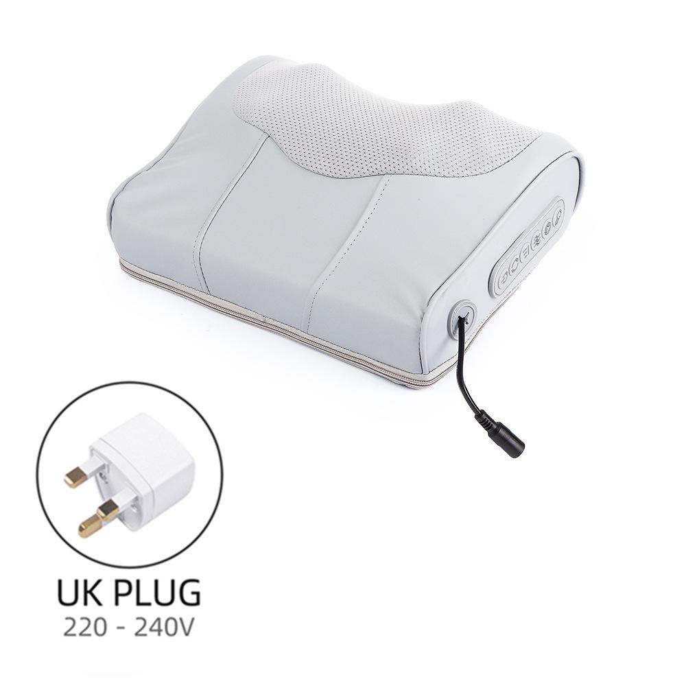 Electric Pillow Massager Neck Shoulder Massage Pillow Waist Back Kneading Massage Cushion Head Massager Neck Cervical Masajeador
